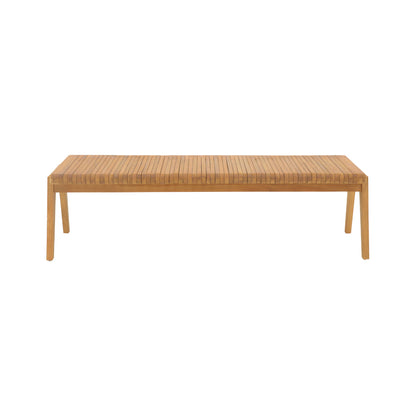 Polymorphic sofa-bench Jey pakoworld teak wood in natural shade 120x57.5x80cm