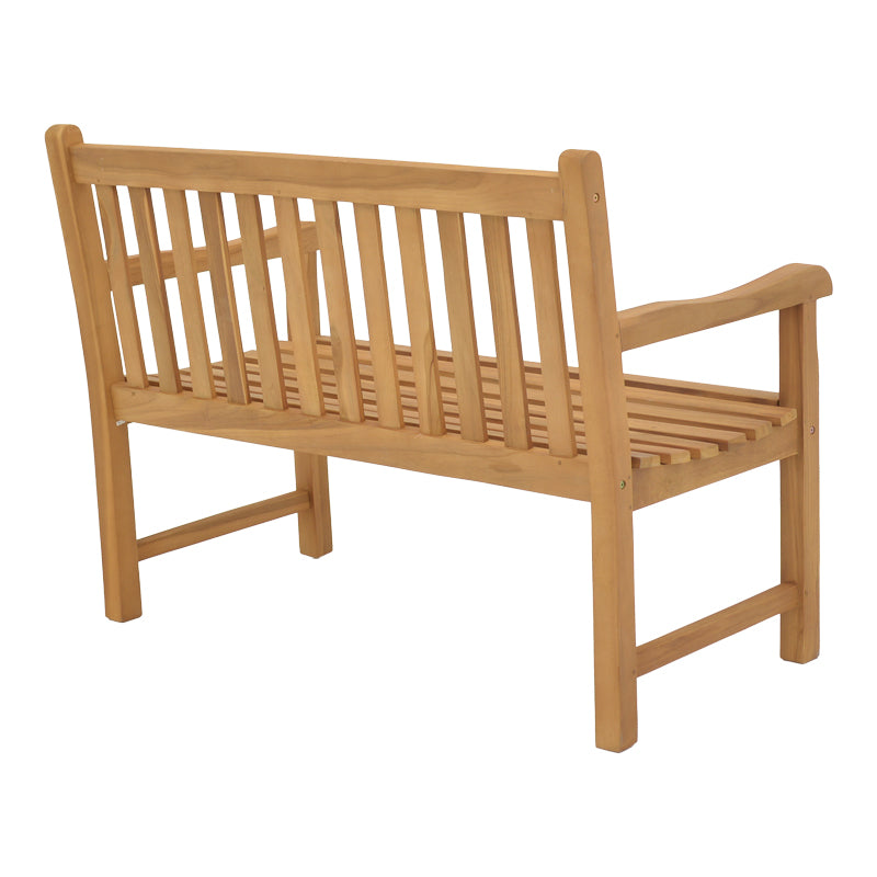 Bench Nat pakoworld teak wood in natural shade 120x57x96cm