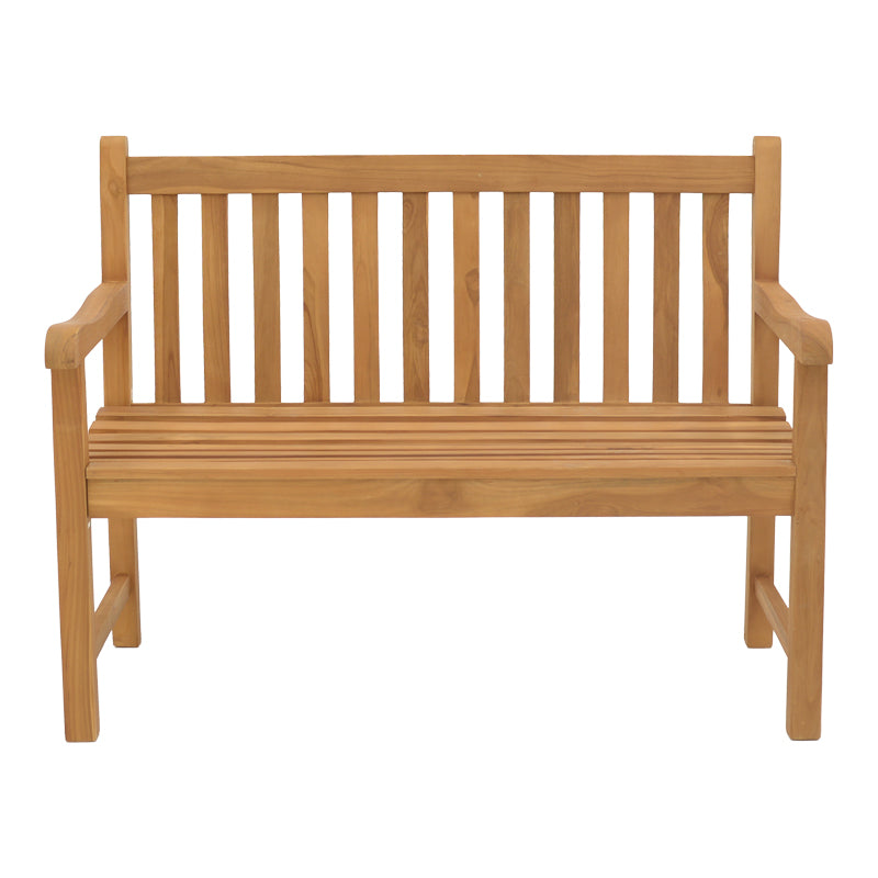 Bench Nat pakoworld teak wood in natural shade 120x57x96cm