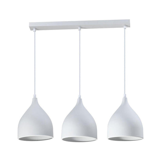 Ceiling lamp Perce I pakoworld white metal 50x20cm