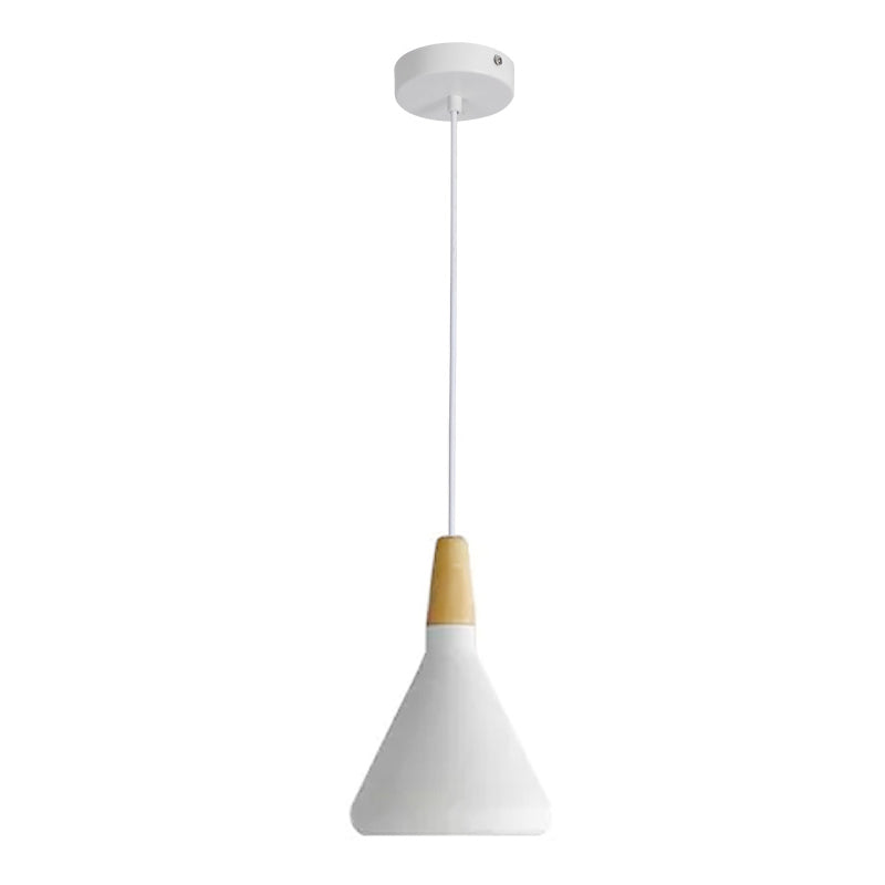 Ceiling lamp Jedren pakoworld white metal D18x27cm