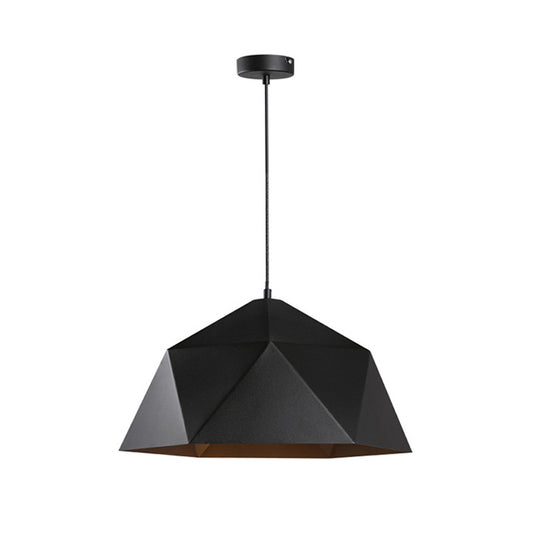 Ceiling lamp Hazmi pakoworld black-gold metal D38x20cm