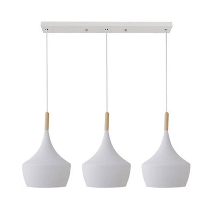 Three-light ceiling lamp Eracile II pakoworld white metal 84x36cm