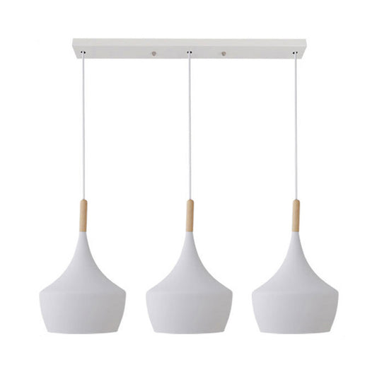 Three-light ceiling lamp Eracile II pakoworld white metal 84x36cm