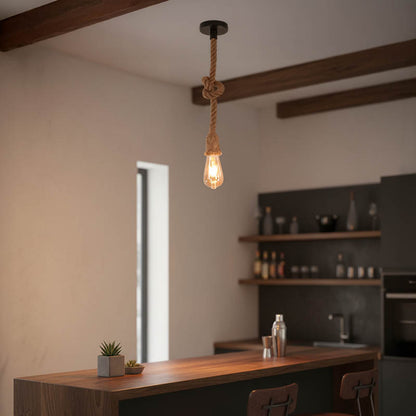 Ceiling lamp Ropily natural metal-rope D1x100cm