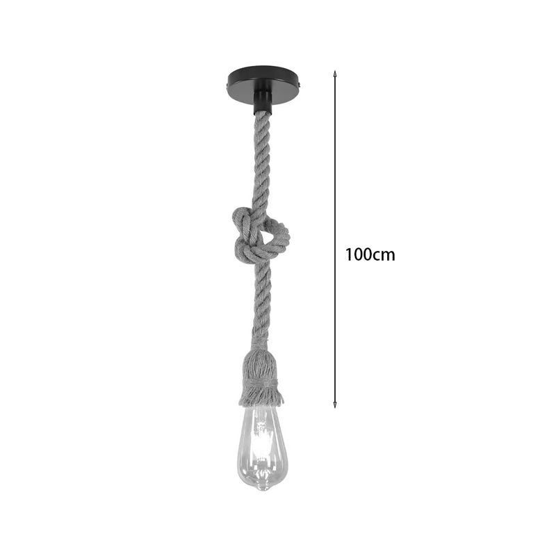 Ceiling lamp Ropily natural metal-rope D1x100cm