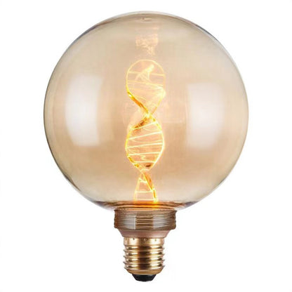 LED lamp RN-DNA G125 Bulb pakoworld 3.5W E27 220-240V amber