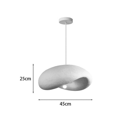 Led ceiling lamp Ferecon E27 white ps D45x25cm