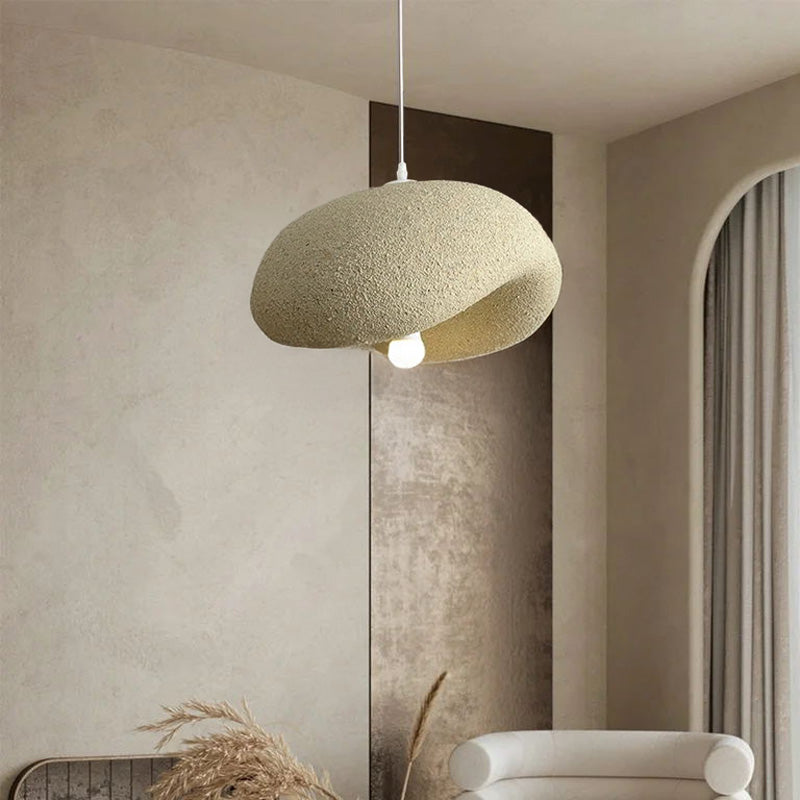Led ceiling lamp Ferecon E27 beige ps D45x25cm
