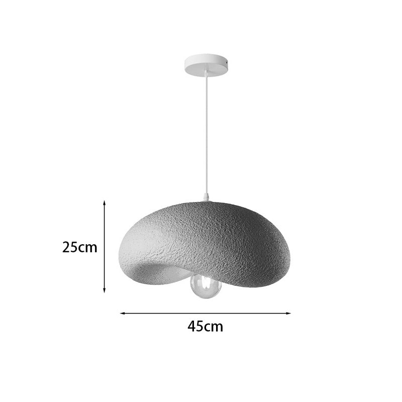 Led ceiling lamp Ferecon E27 beige ps D45x25cm