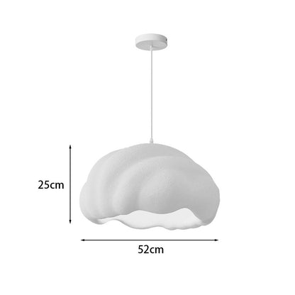 Led ceiling lamp Vomber E27 white ps D52x28cm