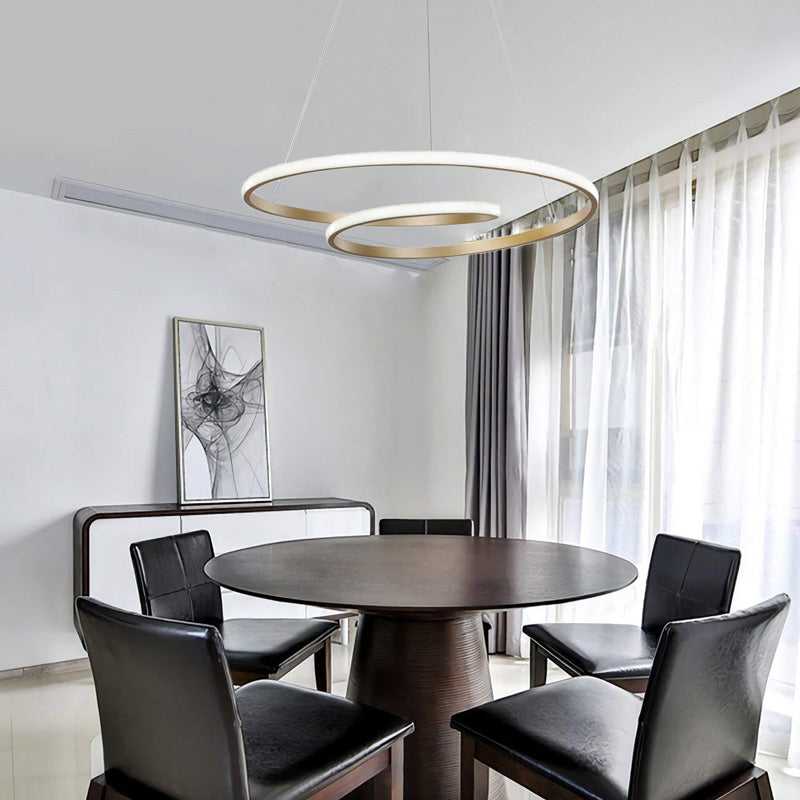 Ceiling lamp Rexon led gold metal D49x12cm