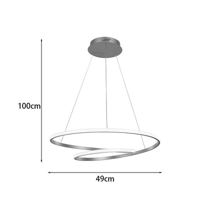 Ceiling lamp Rexon led gold metal D49x12cm