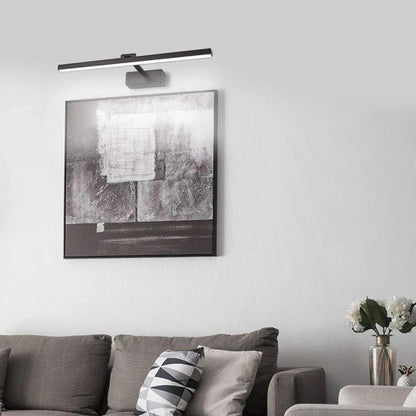 Wall light Debiwen led metal in black color 60x10x6cm
