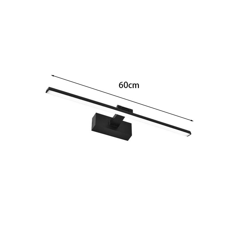 Wall light Debiwen led metal in black color 60x10x6cm