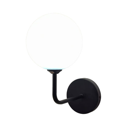 Wall light Cebron G9 metal in black-white color 15x25x28cm