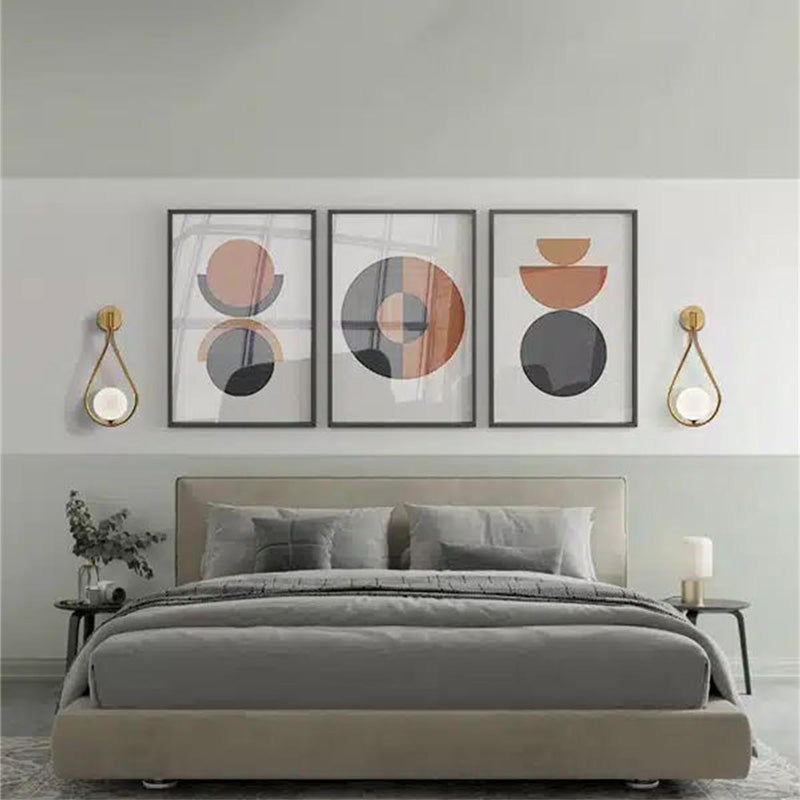 Wall light Teary G9 metal in gold-white color 16x12x37cm