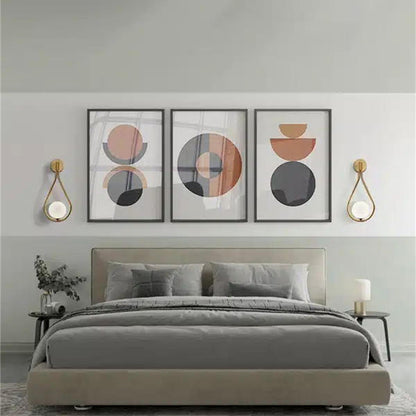 Wall light Teary G9 metal in gold-white color 16x12x37cm