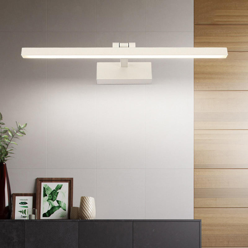 Wall light Debiwen led metal in white color 60x10x6cm