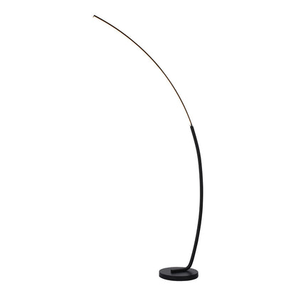 Floor light Archer led metal in black color 70x28x165cm