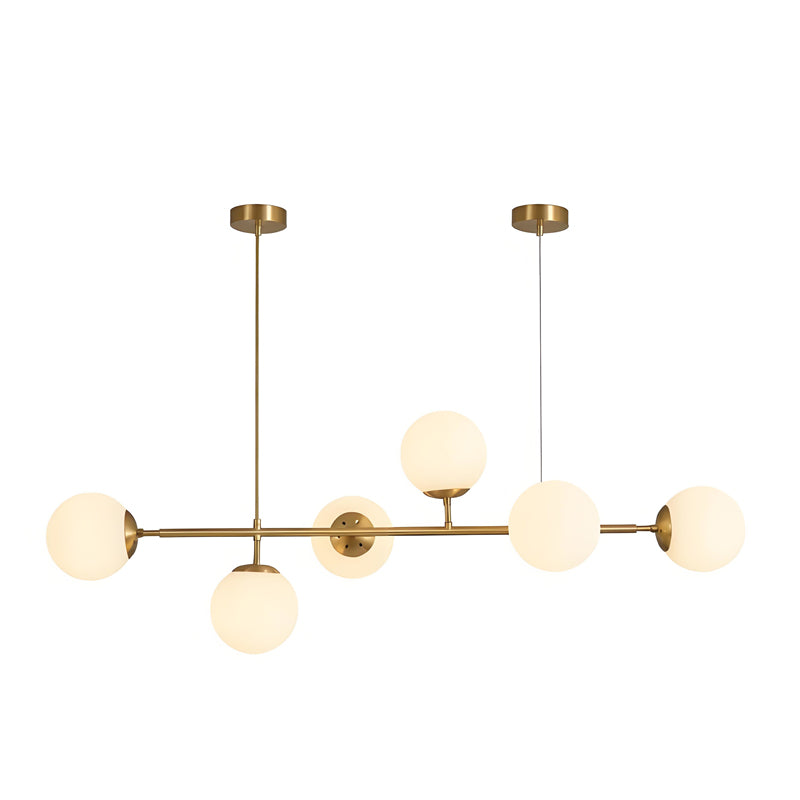 Ceiling lamp Bemfy led gold metal 120x15x15cm