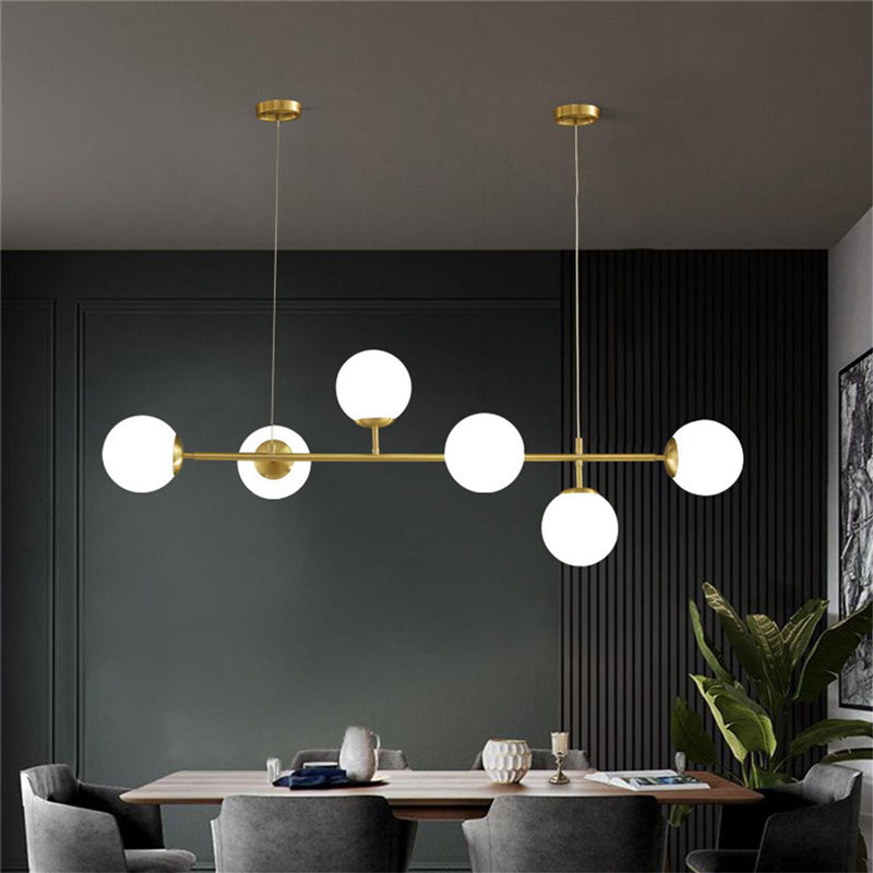 Ceiling lamp Bemfy led gold metal 120x15x15cm