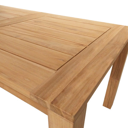 Table pablo Pakoworld teak wood in natural shade 160x90x76cm