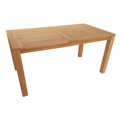 Table pablo Pakoworld teak wood in natural shade 160x90x76cm