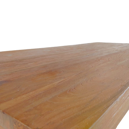Table Wooly pakoworld teak wood in natural shade 220x90x75cm