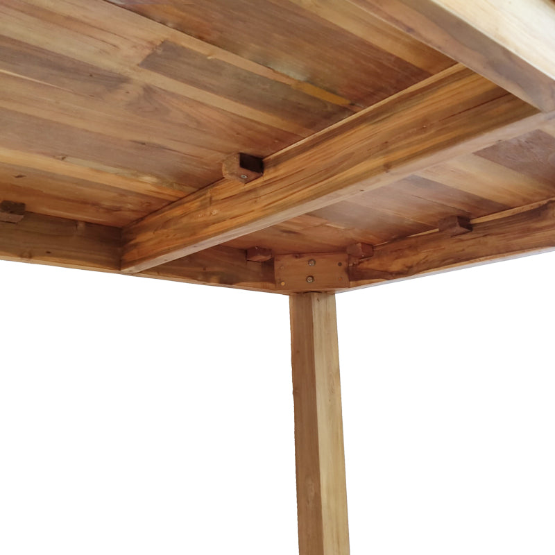 Table Wooly pakoworld teak wood in natural shade 220x90x75cm