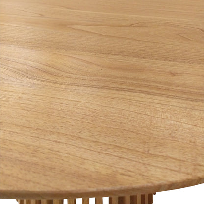 Kenda pakoworld mindi wood table in natural shade D120x75cm