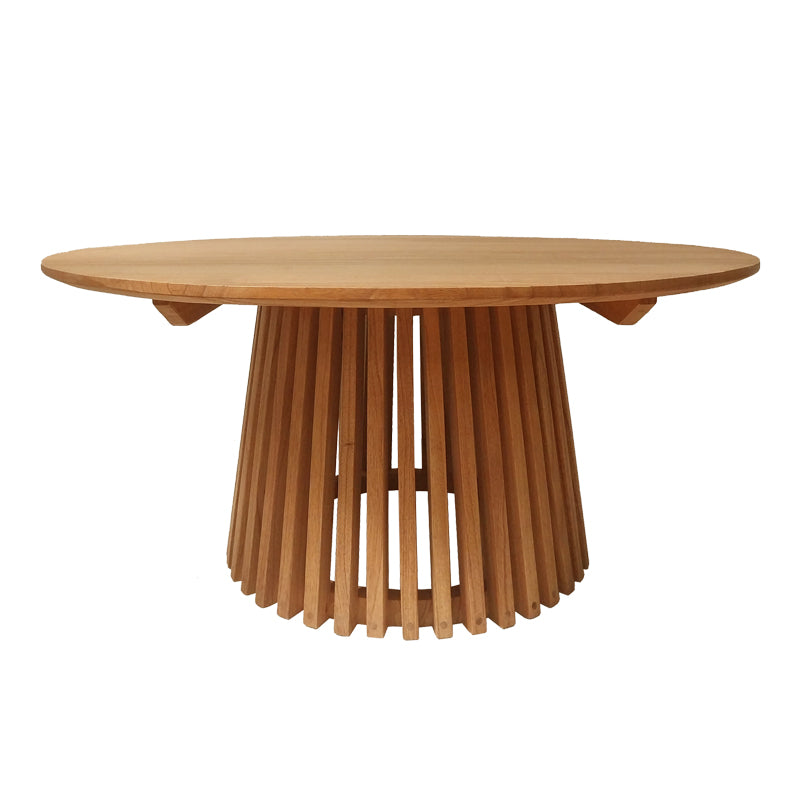 Kenda pakoworld mindi wood table in natural shade D100x45cm