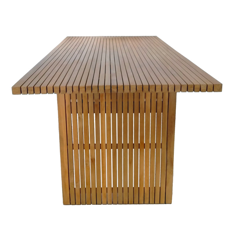 Table Zibra pakoworld teak wood in natural shade 220x100x75cm