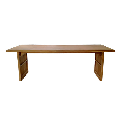 Table Zibra pakoworld teak wood in natural shade 220x100x75cm