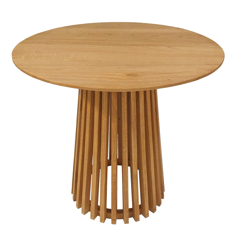 Dining set 5pcs Noody-Kenda pakoworld teak wood in natural shade D80x75