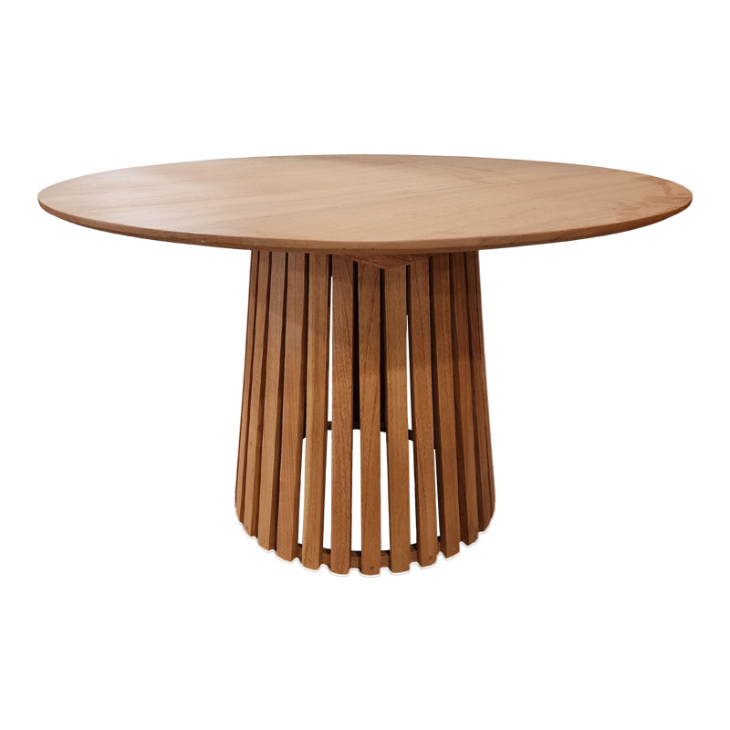 Kenda I mindi wood table in natural shade D120x75cm