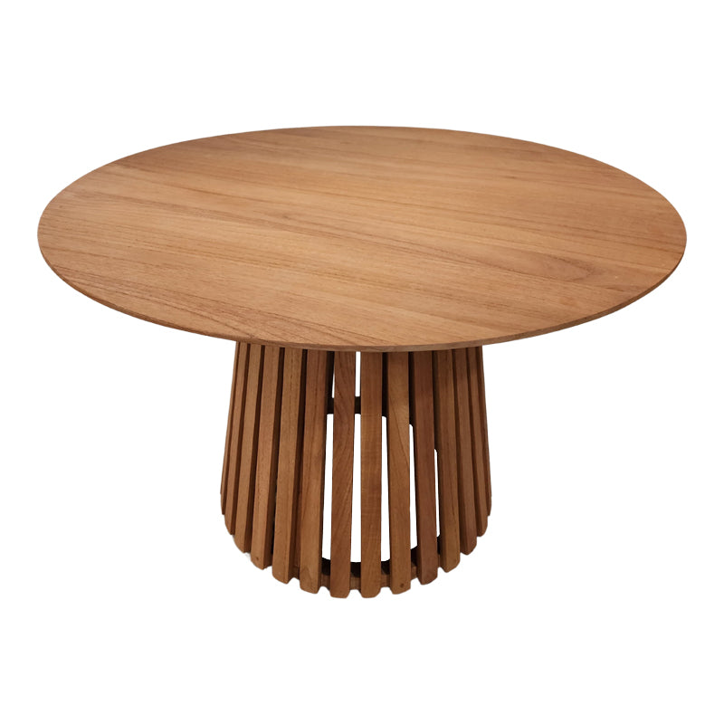 Kenda I mindi wood table in natural shade D120x75cm