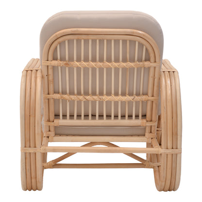 Relmine armchair pakoworld natural color rattan pe-beige cushion 71x75x80cm