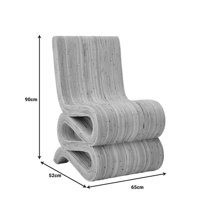 Favorsy chair pakoworld rattan pe in natural color 65x52x90cm