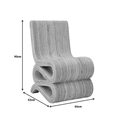 Favorsy chair pakoworld rattan pe in natural color 65x52x90cm