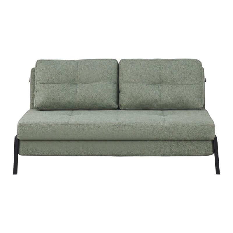 Sofa-bed Hafrene pakoworld light green fabric 151x94x71cm