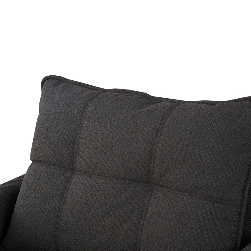 Sofa-bed Barzene pakoworld anthracite fabric 96x83x75cm