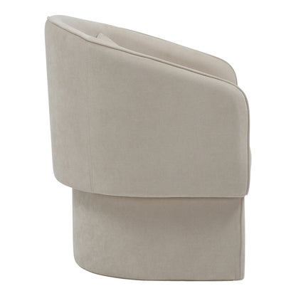 Armchair Playmob pakoworld fabric in beige shade 69x65x79cm