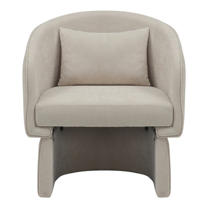Armchair Playmob pakoworld fabric in beige shade 69x65x79cm