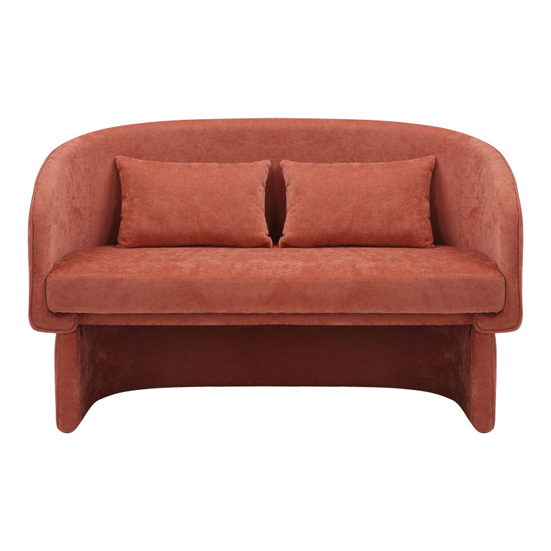 Two-seater sofa Playmob pakoworld fabric in tile shade 65x128x79cm