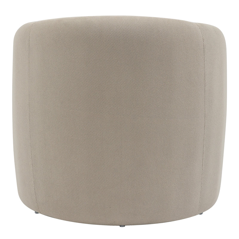 Barken armchair pakoworld fabric in beige shade 77x74.5x73cm