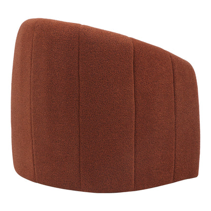 Fassy armchair pakoworld boucle fabric in tile shade 80x66x80cm