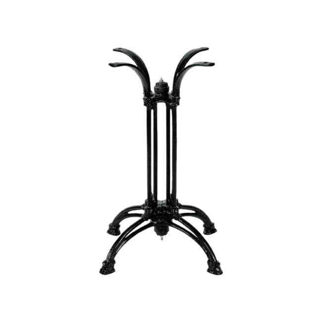Метална основа за маса Astu в черен цвят 42x42x72 см