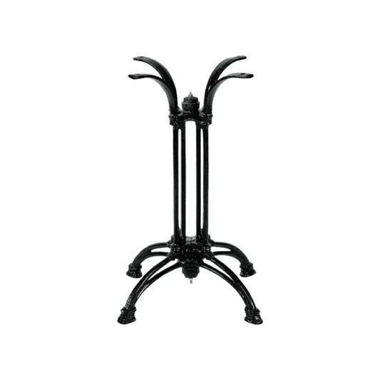 Метална основа за маса Astu в черен цвят 42x42x72 см