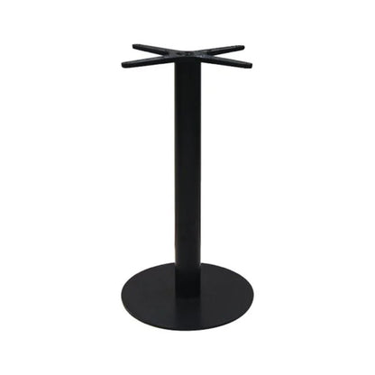 Stada metal bar table base in black shade D40x108cm